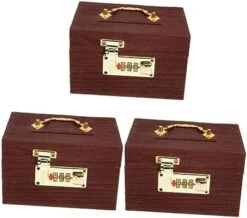 Holibanna 4pcs Box Candies Holder Container Pot Gifts Toys Bank Adults Gift Wood Items Decor Organizer Storing Money Pirate Tarot Savings - Inch X Vintage For Keepsakes Rewards -Folkmanis Toys Shop 416VJK7ixAL. AC