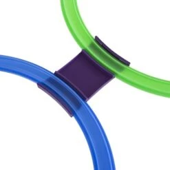 Hey! Play! Hopscotch Ring Game-10 Multi-Colored Plastic Rings And 15 Connectors For Indoor Or Outdoor Use-Fun Creative Play Set For Girls And Boys -Folkmanis Toys Shop 416aiT9FAVL