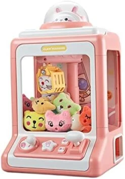 Harilla Small Claw Machine ,Kids Arcade Claw Machine , Pink -Folkmanis Toys Shop 416hWh1NkDL. AC