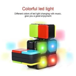 Predolo Cube Memory Game LED Flashing Cube Memory Game Interactive Toy Multiple Modes Portable Light Up Memory Game For Children Kids Adults Gift -Folkmanis Toys Shop 416uQ2rrGrL