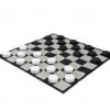 Mega Checker Plastic Set 10" Diameter With Quick Fold Nylon Chess Board
