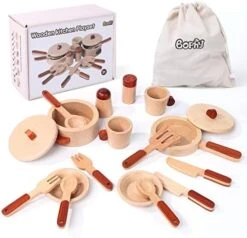 Wooden Play Kitchen Accessories, Kitchen Pretend Play Toys, Kids Kitchen Set With Pan, Pots, Plates, Storage Bag, Birthday And Chritmas Gift For Boys And Girls 17 Wooden Play Kitchen Accessories, Kitchen Pretend Play Toys, Kids Kitchen Set With Pan, Pots, Plates, Storage Bag, Birthday And Chritmas Gift For Boys And Girls -Folkmanis Toys Shop 417 1jp7snL. AC