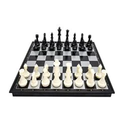 LIUHUI Crafted Chesspiece Magnetic Chess Set Plastic Chessboard With Pieces Storage Box Foldable Travel Chess Game Educational Toys For Adults Teenager Chess Set In Toys ( Size : 36cm/14.2in )