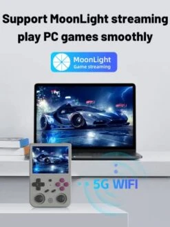 RG353V Handheld Game Console With Dual OS Android 11 And Linux, Support 5G WiFi 4.2 Bluetooth Moonlight Streaming HDMI Output, Built-in 64G SD Card 15000 Games & 3200mAh Battery 15 RG353V Handheld Game Console With Dual OS Android 11 And Linux, Support 5G WiFi 4.2 Bluetooth Moonlight Streaming HDMI Output, Built-in 64G SD Card 15000 Games & 3200mAh Battery -Folkmanis Toys Shop 417DuMGQQIL