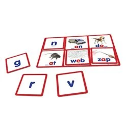 Junior Learning CVC Bingo Educational Action Games, Multi, Model:JL544 7 Junior Learning CVC Bingo Educational Action Games, Multi, Model:JL544 -Folkmanis Toys Shop 417IPGM48bL