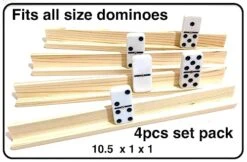 Dominoes Double Six 6 Domino Racks Trays Holders Domino Tiles Scrable Tile Game Rack -Folkmanis Toys Shop 417JIlyZ4zL