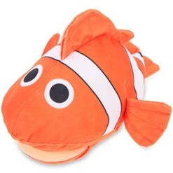 1PC Plush Clown Fish Hand Puppet, Ocean Animal Stuffed Puppet With Movable Mouth, Preschool Storytelling Teaching Role Play For Kids Boys Girls…