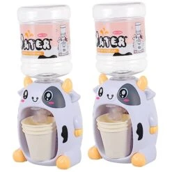 Totority 2pcs Mini Water Dispenser Drink Dispenser Toy Candy Dispenser Machine For Desk Kids Pretend Play Toy Mini Accessories Cosplay Accessories Kids Toys Kids Kitchen Game Toy Taste Baby