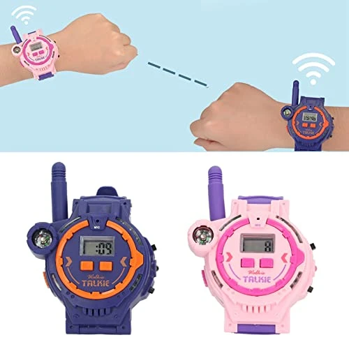 LBEC Kids Walkie Talkies Clock, Rechargeable Low Noise Outdoor Walky Talky Clock With Antenna 4 LBEC Kids Walkie Talkies Clock, Rechargeable Low Noise Outdoor Walky Talky Clock With Antenna - Image 2