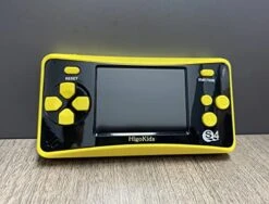 HigoKids Handheld Game Console For Kids Portable Retro Video Game Player Built-in 182 Classic Games 2.5 Inches LCD Screen Family Recreation Arcade Gaming System Birthday Present For Children-Yellow -Folkmanis Toys Shop 418TQrO1qEL
