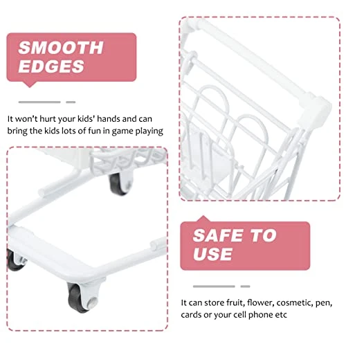 NUOBESTY Toddler Toys Mini Brands Mini Shopping Cart Supermarket Handcart: Trolley Desk Organizers Pen Pencil Holder Pretend Play Toy For Girls Boy Toddle Gifts Go Cart Mini Brands 6 NUOBESTY Toddler Toys Mini Brands Mini Shopping Cart Supermarket Handcart: Trolley Desk Organizers Pen Pencil Holder Pretend Play Toy For Girls Boy Toddle Gifts Go Cart Mini Brands - Image 4