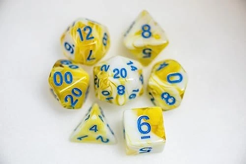 Sharp Edge Dice Set For DND For Dungeons And Dragons Ttrpg Games, Multi-Sided RPG Polyhedral Resin Roleplaying Games (Orange Red White) 12 Sharp Edge Dice Set For DND For Dungeons And Dragons Ttrpg Games, Multi-Sided RPG Polyhedral Resin Roleplaying Games (Orange Red White) - Image 10