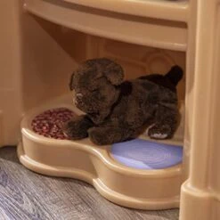 Step2 Fun With Friends Kids Kitchen, Indoor/Outdoor Play Kitchen Set, Toddlers 2 – 10 Years Old, 25 Piece Kitchen Toy Set, Easy To Assemble, Tan