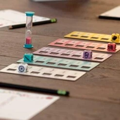 Synapses Games: Match 5, Word Matching Game, FIND Links, Create Connections - 3 Minutes To Create Links For 10 Different Dice Combinations, Interactive Family Fun, Easy Rules, Up To 2-8 Players -Folkmanis Toys Shop 418v9q5k5JL