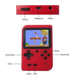 Handheld Retro Game Console - 400 In 1 Classical FC Games, Support For Connecting TV & Two Players Portable 2.8-Inch Screen Video Game For Adults & Kids Retro Toys By GRABOTE -Folkmanis Toys Shop 4191MtbXmGL