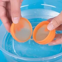 Water Balloons, Silicone Water Balloons Toy,Summer Toys For Kids, Refillable Quick Fill Self Sealing Water (10PCS) -Folkmanis Toys Shop 4195iy5gnbL