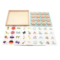 Ibasenice Tool Toys Brain Toys Tots Toys 1 Set Memory Chess Logic Thinking Toy Educational Toys Wooden Puzzle Parent-Child Desk Games Concentration Training Tool Wooden Toys