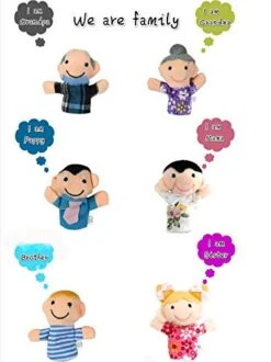 18 Pack Finger Puppets Set ,Plush Soft 12 Animals + 6 People Family Finger Puppets For Kids Toddlers Baby Story Time Playtime School Gift 9 18 Pack Finger Puppets Set ,Plush Soft 12 Animals + 6 People Family Finger Puppets For Kids Toddlers Baby Story Time Playtime School Gift -Folkmanis Toys Shop 419GgtndoEL