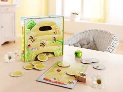 HABA 301838 - My First Games Hanni Honigbee, Cooperative Colour Dice Game For 1-4 Players From 2 Years, For Learning Colour -Folkmanis Toys Shop 419TmeldE6L