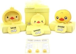 Happy Lolli Birthday Gift For Girls/Boys, 3 Individually Wrapped Gifts In 1 With 3 Tasks To Teach Kids Responsible Money Management And Giving With Panda Piggy Bank, Purse & A Tote Bag- Ready To Gift 16 Happy Lolli Birthday Gift For Girls/Boys, 3 Individually Wrapped Gifts In 1 With 3 Tasks To Teach Kids Responsible Money Management And Giving With Panda Piggy Bank, Purse & A Tote Bag- Ready To Gift -Folkmanis Toys Shop 419VmiYoVmL. AC