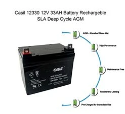 Casil 12V 33Ah Replacement Battery Compatible With Invacare Action Narrow Ranger Cat Bas Dart Jaguar Rabbit Excel LX3 Plus LX4 Flyer (Discontinued 1/2000) M51 Ranger II N51 P7E Power 9000 9 Casil 12V 33Ah Replacement Battery Compatible With Invacare Action Narrow Ranger Cat Bas Dart Jaguar Rabbit Excel LX3 Plus LX4 Flyer (Discontinued 1/2000) M51 Ranger II N51 P7E Power 9000 -Folkmanis Toys Shop 419Xu70LpeS