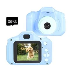 Upgrade Kids Selfie Camera,Christmas Birthday Gifts For Girls Boys Age 3-9 HD Digital Video Cameras With 32GB SD Card For Toddler Portable Toy