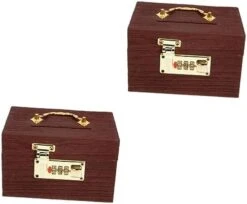 Holibanna 4pcs Box Candies Holder Container Pot Gifts Toys Bank Adults Gift Wood Items Decor Organizer Storing Money Pirate Tarot Savings - Inch X Vintage For Keepsakes Rewards -Folkmanis Toys Shop 419mY5TlXXL. AC