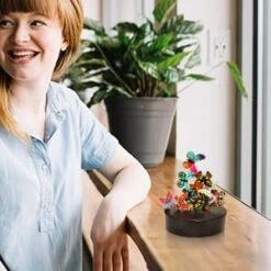 LICRAFT Desk Sculpture Butterflies Desktop Stress Relief Toy Fidget Toy For Anxiety Office Gift Desk Intelligence Development -Folkmanis Toys Shop 419nsAtOFaL