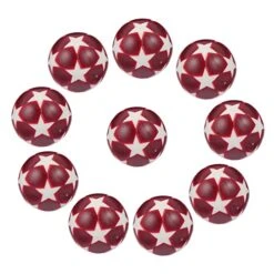 Toddmomy 20 Pcs Replacements Official Adorable Replacement Foosball Stars Resin Mm Footballs Plastic Balls Soccer Shown Christmas Mini Machine As Lovely Foosballs Accessories Toy Classic
