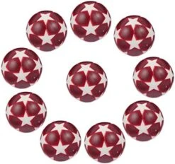 Toddmomy 20 Pcs Replacements Official Adorable Replacement Foosball Stars Resin Mm Footballs Plastic Balls Soccer Shown Christmas Mini Machine As Lovely Foosballs Accessories Toy Classic -Folkmanis Toys Shop 419nyStHQUL. AC