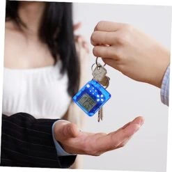 Ibasenice 4pcs Hand-held Gaming Device Handheld Mini Game Console Kids Mini Toys Portable Game Console Funny Keychains Backpack Charms Educational Toys Game Keychain Gift Key Chain Handbag -Folkmanis Toys Shop 419vA7QYcGL