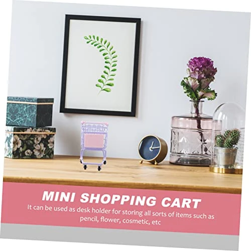 Ibasenice 2pcs Mini Shopping Cart Trolley Bags For Shopping Cart Office Desk Cart Wagon For Shopping Cart Miniature Cart Tiny Shopping Cart Mini Shopping Cart Model Fashion 6 Ibasenice 2pcs Mini Shopping Cart Trolley Bags For Shopping Cart Office Desk Cart Wagon For Shopping Cart Miniature Cart Tiny Shopping Cart Mini Shopping Cart Model Fashion - Image 4