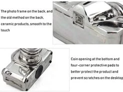 Piggy Bank Children's Toy Money Box Ceramic Material Piggy Bank Creative Retro Coin Bank Camera Money Banks Unbreakable Unique Coin Money Box Gifts Piggy Banks Furniture Games -Folkmanis Toys Shop 41AK2Glfo0L