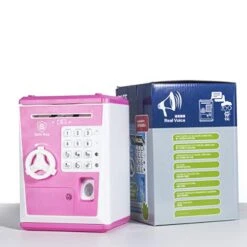 LIKE Toy Piggy Bank Safe Box Fingerprint ATM Bank ATM Machine Money Coin Savings Bank For Kids Pink 13 LIKE Toy Piggy Bank Safe Box Fingerprint ATM Bank ATM Machine Money Coin Savings Bank For Kids Pink -Folkmanis Toys Shop 41AKPBW9M7L