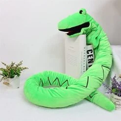 59" Long Snake Hand Puppet，Hand Puppet Toys Can Be Used For Teaching And Telling Stories; Hand Puppet Snakes, Hand Puppet Crocodiles And Hand Puppet Whales Can Be Selected. #08 (Color : Green) -Folkmanis Toys Shop 41AkqHNb7ZL 1