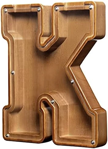 AORCMITN Large Wooden Letter Coin Personalized Piggy Bank For Boys Girls Kids Toddler Adults Money Bank Best Gift For Friends (9.2 Inch-J) 15 AORCMITN Large Wooden Letter Coin Personalized Piggy Bank For Boys Girls Kids Toddler Adults Money Bank Best Gift For Friends (9.2 Inch-J) - Image 13