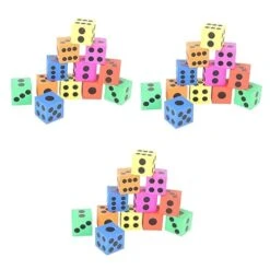Giant Foam Dice 72 Pcs Educational Gift Party Jumbo Children Toy Prize Game For Dice Playing Kids Favor Foam Dice