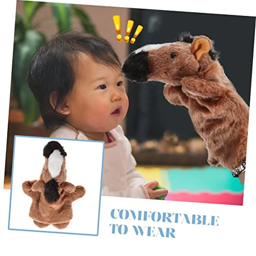 Storytelling Puppet 2pcs Hand Puppet Early Education Toy Toddler Toys Toddlers Toys Fairy Tale Toy Decorate Adorable Horse Hand Puppet Plush Puppets For Kid Parent-Child 5 Storytelling Puppet 2pcs Hand Puppet Early Education Toy Toddler Toys Toddlers Toys Fairy Tale Toy Decorate Adorable Horse Hand Puppet Plush Puppets For Kid Parent-Child - Image 3