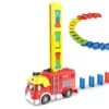 GENERIC Domino Train, Fire Truck, Building Blocks, Educational Toy, Imaginative Play, Creative Play, Domino, Dominoes 80 Pieces, Happy Stacker Game, Domino Blocks Set… -Folkmanis Toys Shop 41BSwVNWthL