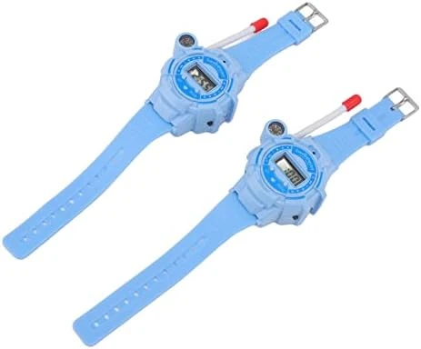 CHICIRIS 2Pack Walkie Talkies Toy, Light Walkie Talkie Watch Toy Clear Sound 25.5cm Length For Role Play Game (Blue) 10 CHICIRIS 2Pack Walkie Talkies Toy, Light Walkie Talkie Watch Toy Clear Sound 25.5cm Length For Role Play Game (Blue) - Image 8