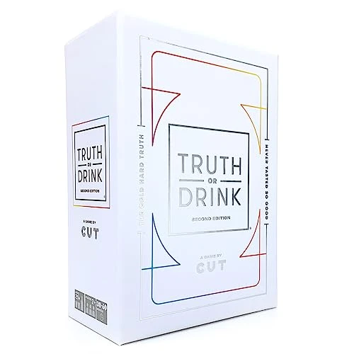 Truth Or Drink Original Card Game By Cut, 432 Hilariously Funny Questions + 55 Strategy Cards, Unleash Your Secret, Famed Social Media Game For Party & Game Night 3 Truth Or Drink Original Card Game By Cut, 432 Hilariously Funny Questions + 55 Strategy Cards, Unleash Your Secret, Famed Social Media Game For Party & Game Night