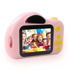 Surfouma Kids Camera For Age 3-10 Kids Girls Gift For Christmas 1080P HD Digital Video Children Camera Birthday New Years Portable Toys Toddler Photo With Games For 3 4 5 6 7 8 9 10 Year Old Pink -Folkmanis Toys Shop 41CGVmVKbJL