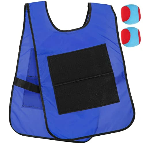 LUOZZY 2 Sets Sticky Vests For Kids Sticky Balls Toy Balls Game Toy Interactive Sticky Balls Game With 2 Balls, Blue 6 LUOZZY 2 Sets Sticky Vests For Kids Sticky Balls Toy Balls Game Toy Interactive Sticky Balls Game With 2 Balls, Blue - Image 4