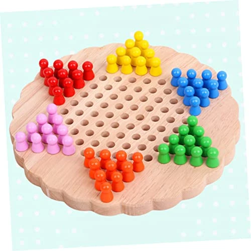 SAFIGLE 1pc Travel Chess Board Toys For Travel Desktop Toys Chess Game For Kids Intelligence Toy For Kids Chinese Draughts Backgammon Set Checkerboard Wooden Pattern China Child 6 SAFIGLE 1pc Travel Chess Board Toys For Travel Desktop Toys Chess Game For Kids Intelligence Toy For Kids Chinese Draughts Backgammon Set Checkerboard Wooden Pattern China Child - Image 4