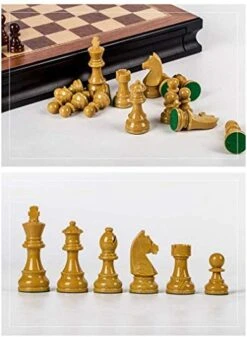 YRBDSA Chess Set For Adults Magnetic Chess Set 45x45cm, Wooden Chess With Two Drawers, Heavy Adults Chess, Bay Window Decoration/Game Special/Children's Toys -Folkmanis Toys Shop 41CJgScx0nL