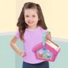 Peppa Pig Let's Have A Picnic Set, Travel Toy With Handle Includes 4 Settings And Play Food, 15-Pieces, By Just Play