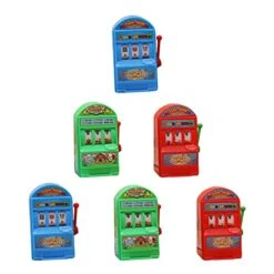 Ibasenice 18pcs Children Tabletop Interactive Lottery Games Kids Cake Bank Mini Gift Funny Toy Lucky Party Interesting Slot Machines Jackpot Plastic Reels With Random Color -Folkmanis Toys Shop 41Cl4VF9LXL