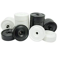 Uber Games Garden Checkers Game Pieces Set - Plastic - 4 Inch