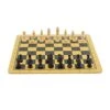 QIAOLI International Chess Luxury Wooden Travel Chess Portable Chess Game Interactive Toys For Adults And Children (30X30X0.5cm, 11.8X11.8X0.1in) Chess Set