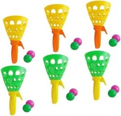 Toyvian 2 Sets Bouncy Ball Toy Scoop Toss Game Catch Ball Game Catch Scoop Toss Toy Outdoor Play Set Outdoor Play Toys For Kids Outside Kids Toys Kids Ball Catch Toy Launch Catch Balls -Folkmanis Toys Shop 41D11qJQ8NL. AC
